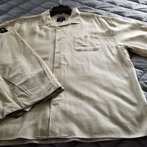 Men's  linen pants suit